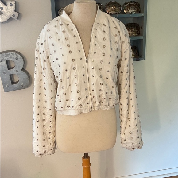 Lovers + Friends Cream Beaded Jacket - Picture 8 of 8